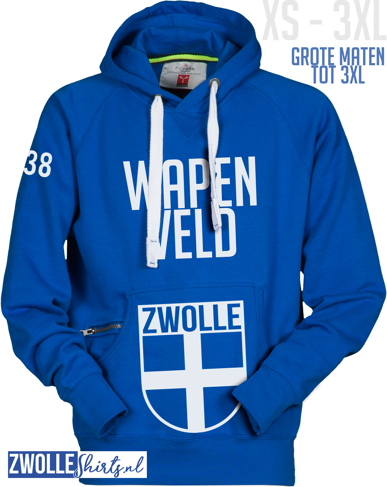 Betrouwbaar gewicht Huiswerk Zwolle Hooded Assendorp Toffeshirts | Kleding | Bedrukken & Borduren