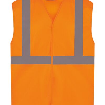 Hi-vis railway waistcoat class 2 (HVW118PE) Thumbnail