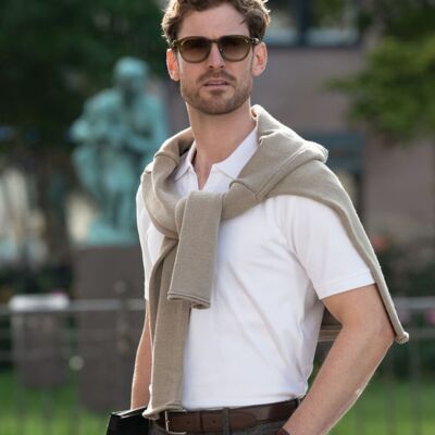 Harvard v-neck – stretch deluxe polo Thumbnail