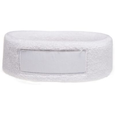 EK witte Memphis hoofdband met je eigen ontwerp, logo of tekst - SNELLE LEVERTIJDEN Thumbnail