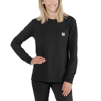 carhartt Zwaar T-shirt met lange mouwen, losse pasvorm en borstzak Thumbnail