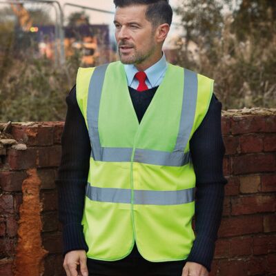 Hi vis 2 band and braces waistcoat (HVW100) Thumbnail