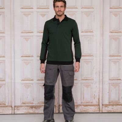 L&S Sweater Polo Workwear Thumbnail