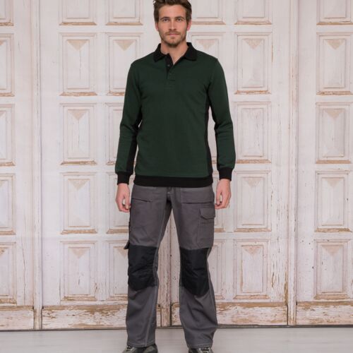 L&S Sweater Polo Workwear Thumbnail