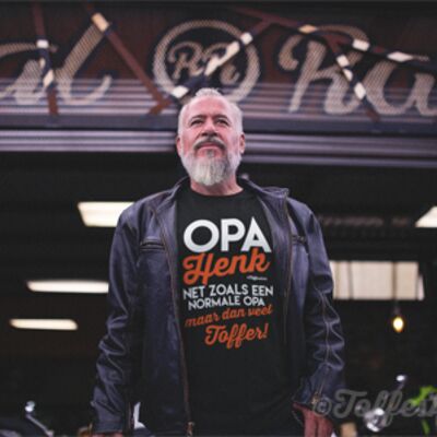 Toffer Opa shirt met zelf gekozen naam! Thumbnail